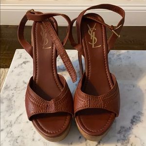 Saint Laurent YSL platform sandals